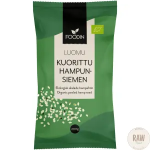 Foodin kuorittu hampun siemen, 200g