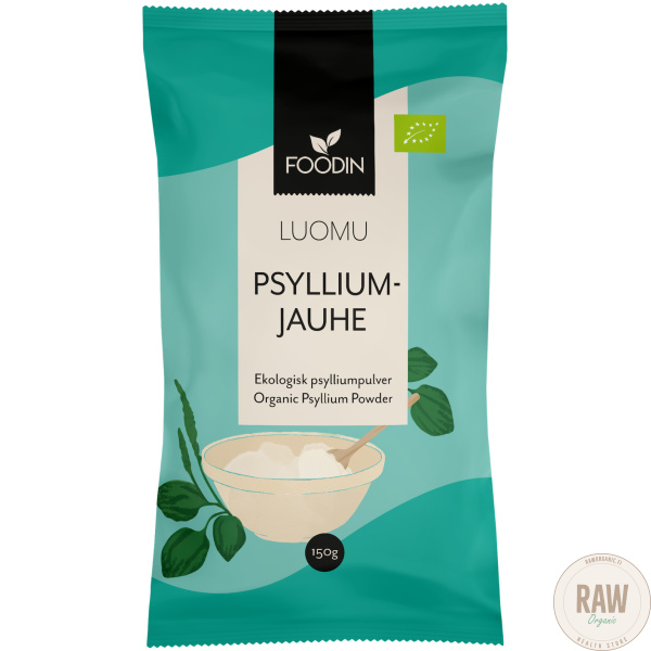 Foodin Luomu Psylliumjauhe 150g – kuva 2