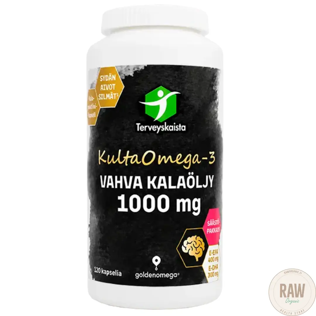 Terveyskaista Kulta Omega-3 1000mg 120kaps.