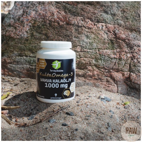 Terveyskaista Kulta Omega-3 1000mg 60kaps. – kuva 2