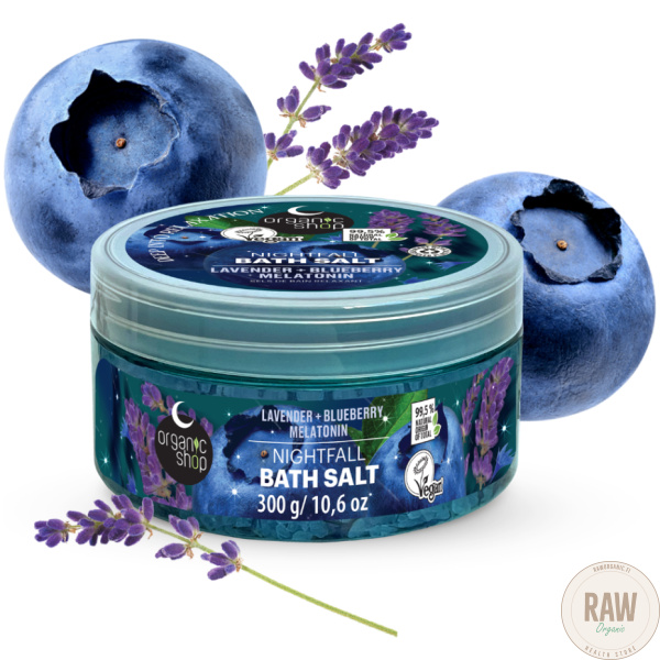 Organic shop Lavender+ blueberry melatonin bath salt 300g – kuva 2