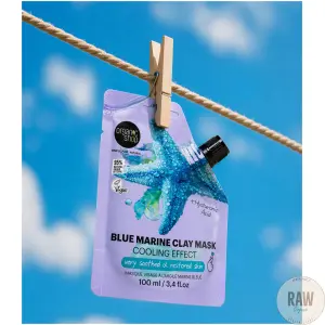 Organic shop blue marine Clay cooling efect Face Mask 100ml