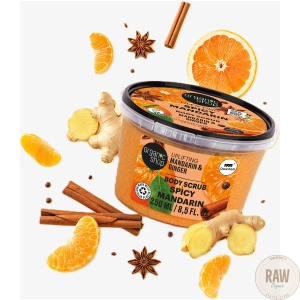 Organic Shop Uplifting Spicy mandarin & ginger Body Scrub 250 ml