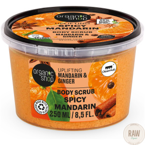 Organic Shop Uplifting Spicy mandarin & ginger Body Scrub 250 ml