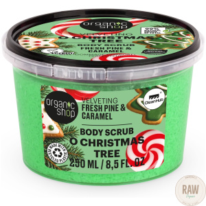 Organic shop Velvetin O´Christmas tree pine & caramel body scrub 250ml