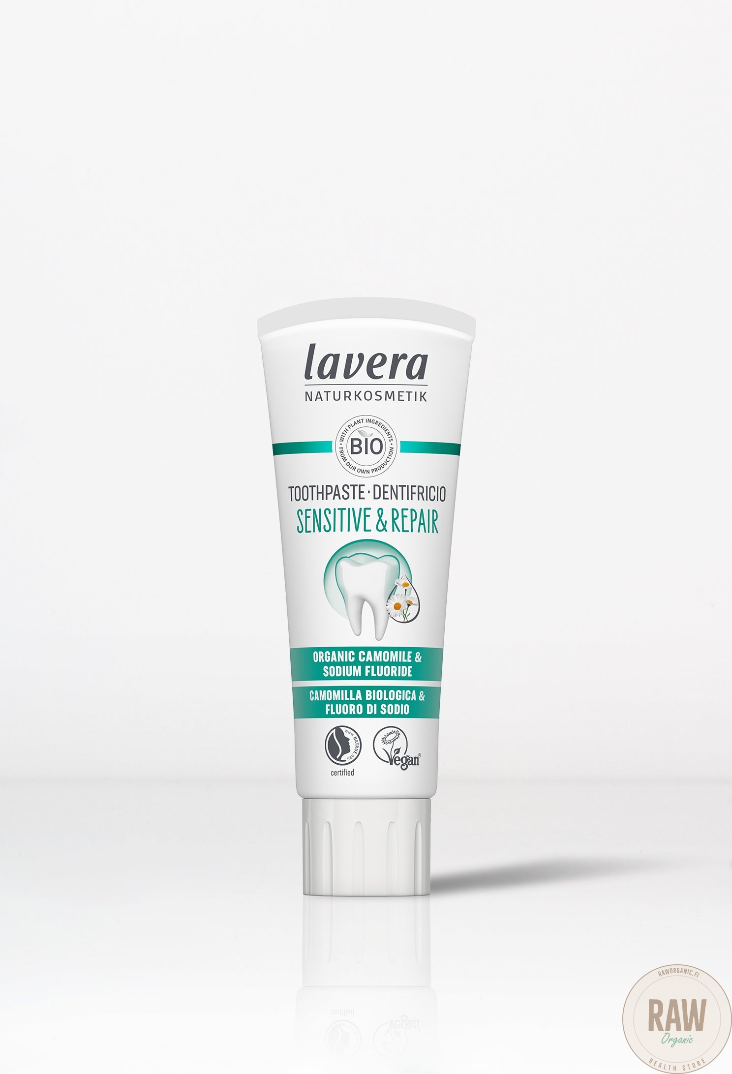 Lavera Sensitive & Repair hammastahna 75ml
