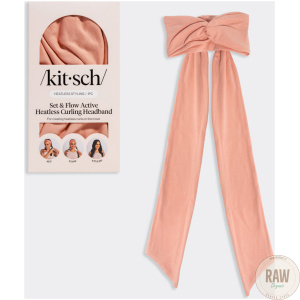 Kitsch Heatless curling headband terracotta