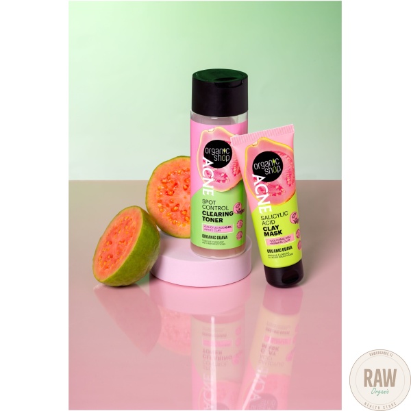Organic Shop Acne Clay mask salicylic acid guava 75ml – kuva 6