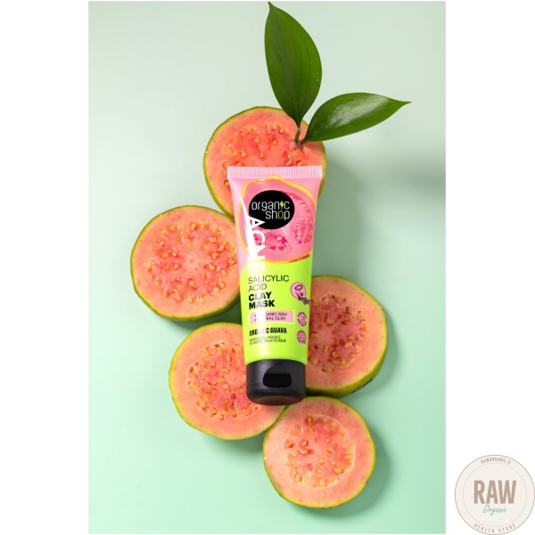 Organic Shop Acne Clay mask salicylic acid guava 75ml – kuva 7