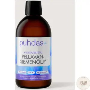 Puhdas+ Pellavansiemenöljy 250ml