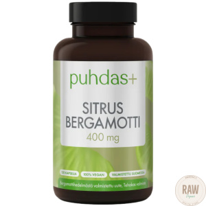 Puhdas+ Sitrusbergamotti 400mg 120kaps.