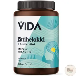 Vida Jättihelokki + E-vitamiini  160kaps.