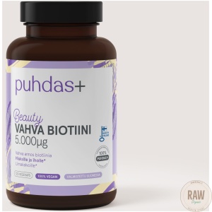 Puhdas+ Vahva Biotiini 5.000 µg, 120kaps