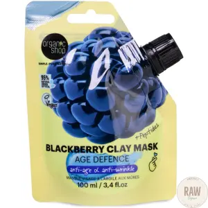Organic shop Blackberry Clay Face Mask Age Defence 100ml
