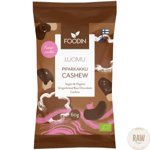 Foodin Piparisuklaacashew, luomu 60g