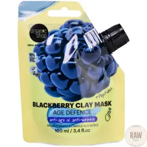 Organic shop Blackberry Clay Face Mask Age Defence 100ml