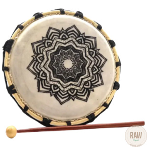 Mandala Shamanic Drum with Drumstick - 20cm