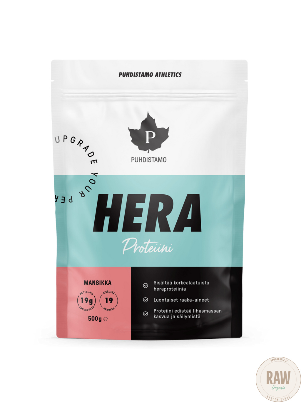 Puhdistamo Heraproteiini Mansikka 500g