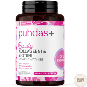 Puhdas+ Kollageeni & Biotiini 120+30kaps.