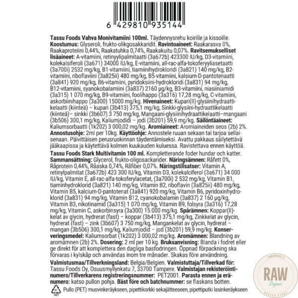 Tassu Foods Vahva Monivitamiini 100ml - Image 2