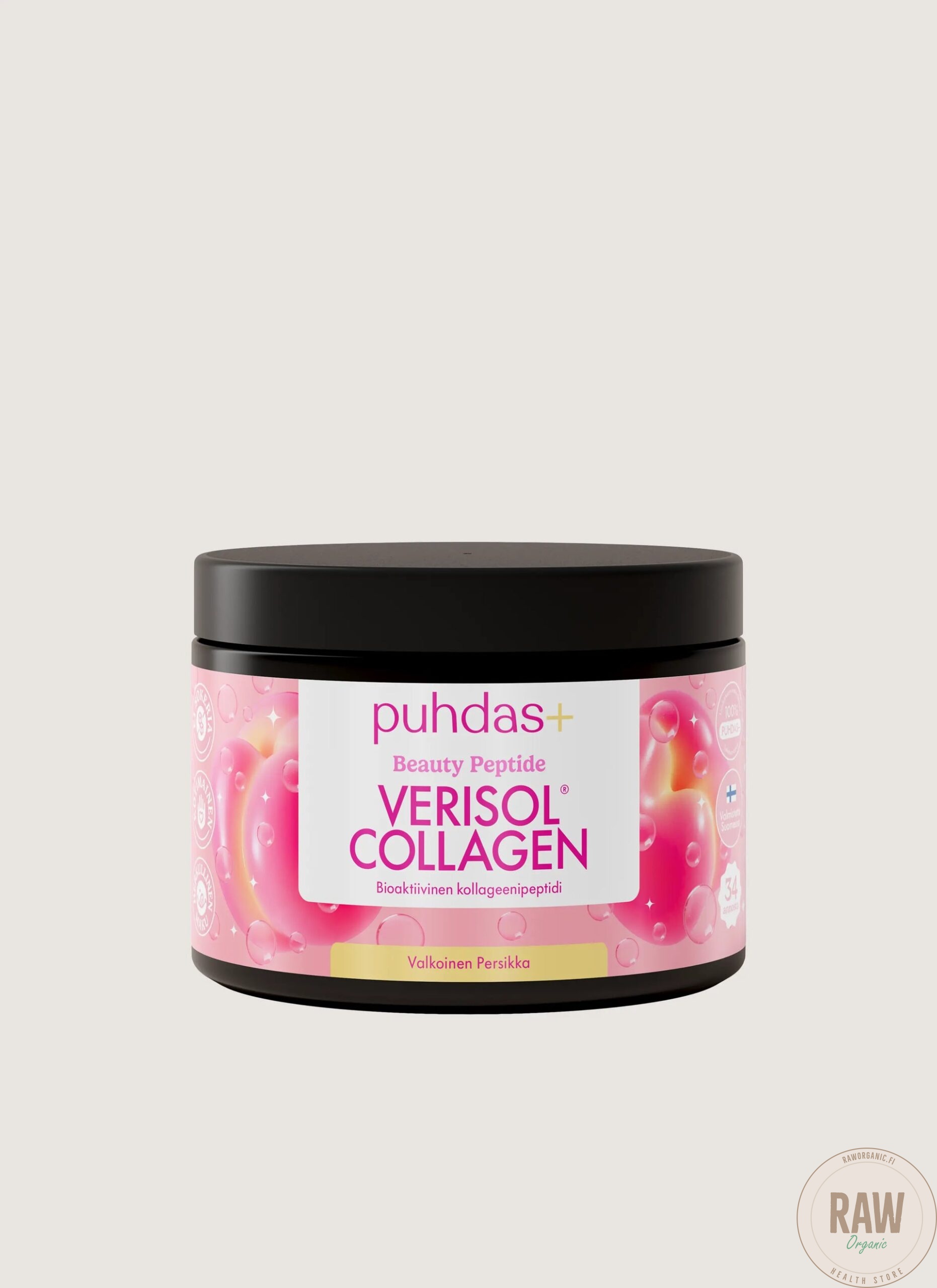 Puhdas+ Beauty Peptide Verisol Kollageenijauhe, Persikka 150g