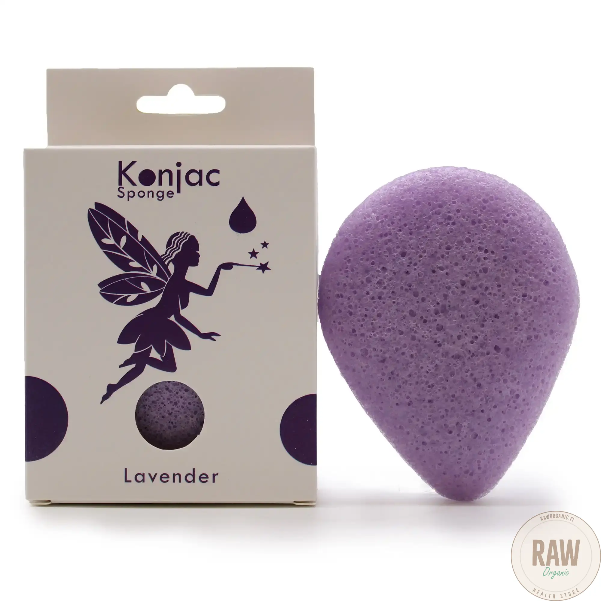 Konjac Sponge Drop – Lavender – Soothing