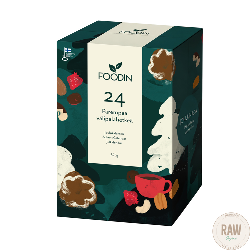 Foodin 24 Parempaa välipalahetkeä Joulukalenteri 625g